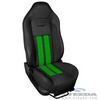 Green Airbag Seat Upolstery w/ Seat Foam